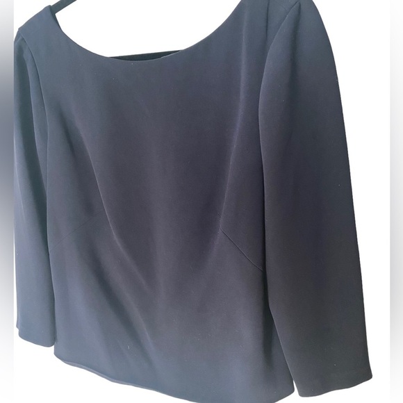 NWT Theia Boatneck Navy Top - Picture 7 of 11